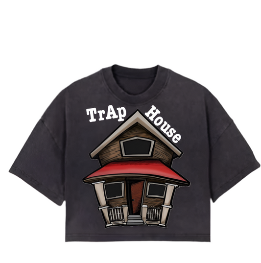 Cropped trAp house tee