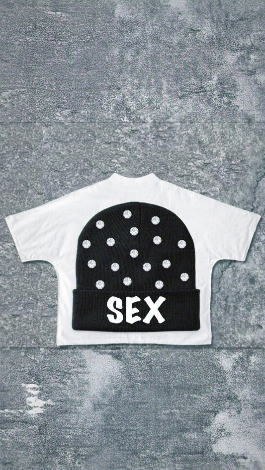 Sex cropped tee