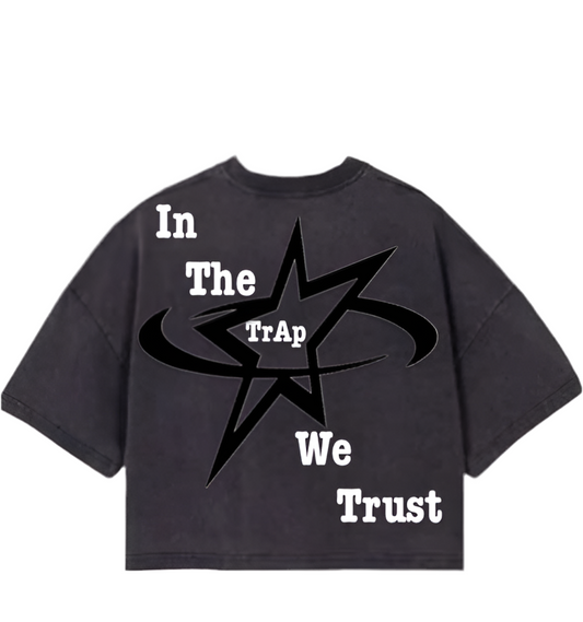 Cropped trAp house tee